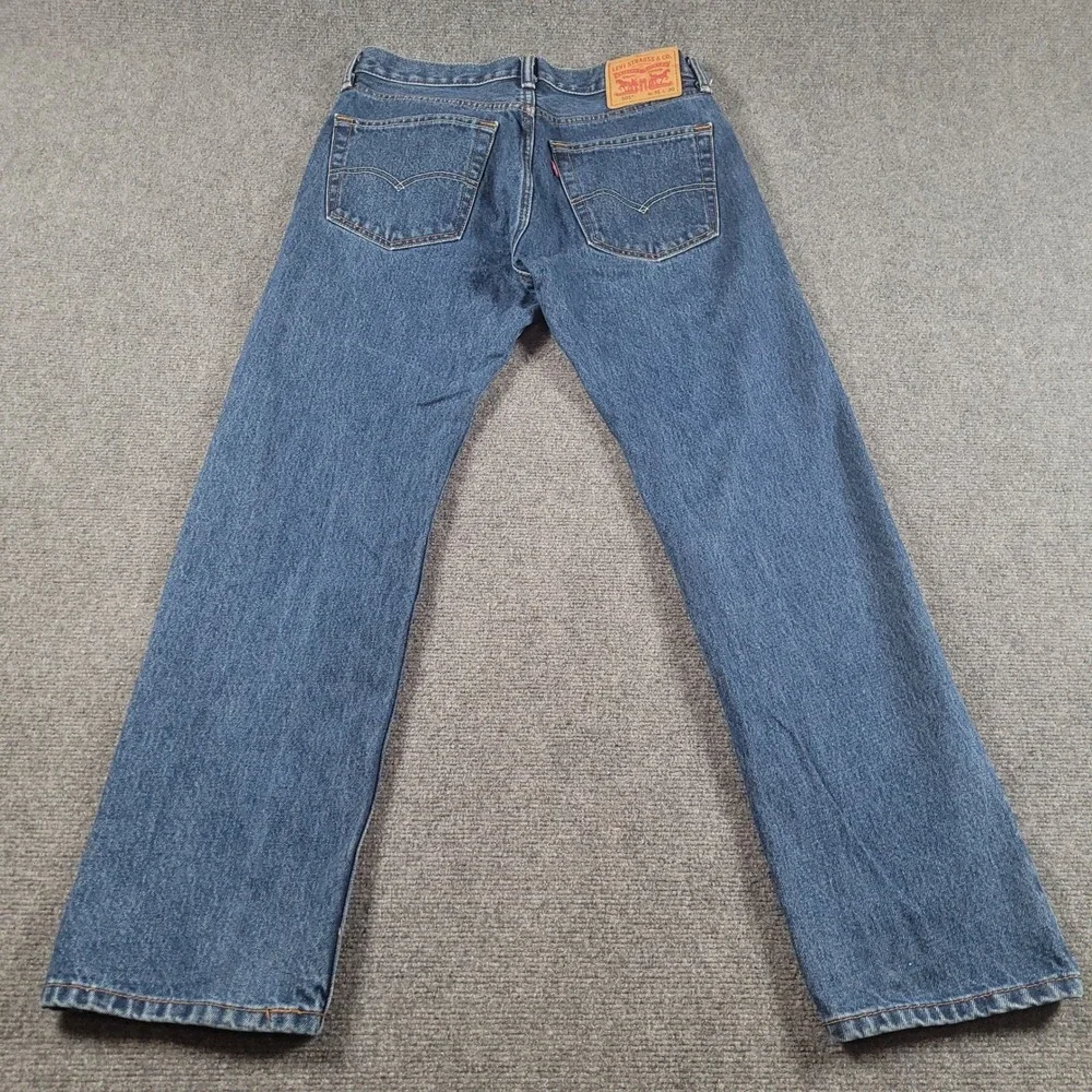 Levi's 505 Regular Fit Jeans Mens 31x30 Blue Straight Leg Denim 100% Cotton